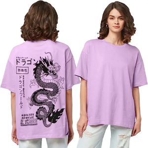 Half Sleeves Cotton Blend Back Printed T-Shirt