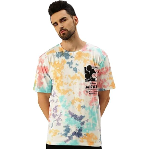 Disney Printed Oversized T Shirts for Men